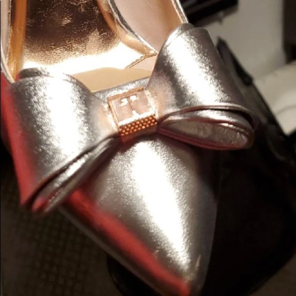 Silver Ted Baker Heels - image 1